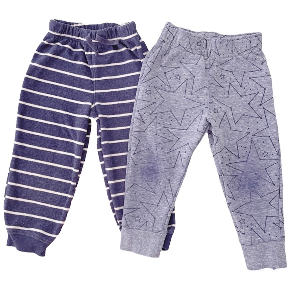 Toddler Sweatpants/Joggers, 2 Pairs